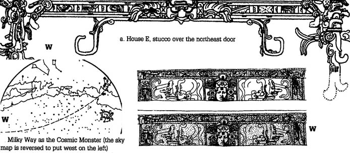 northeast door of House E